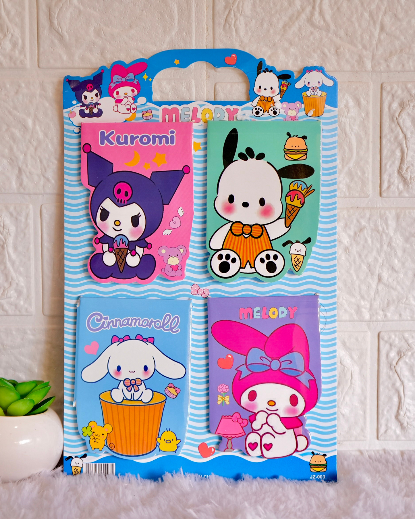 Cute Mini Diaries (Pack Of 4)