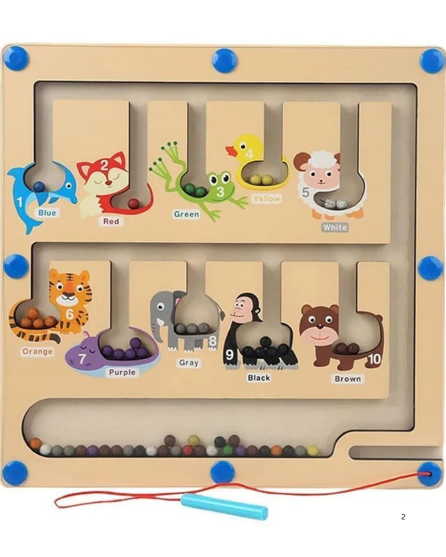 Magnetic Location Maze