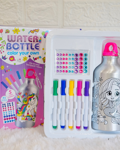 Color Your Own Water Bottle