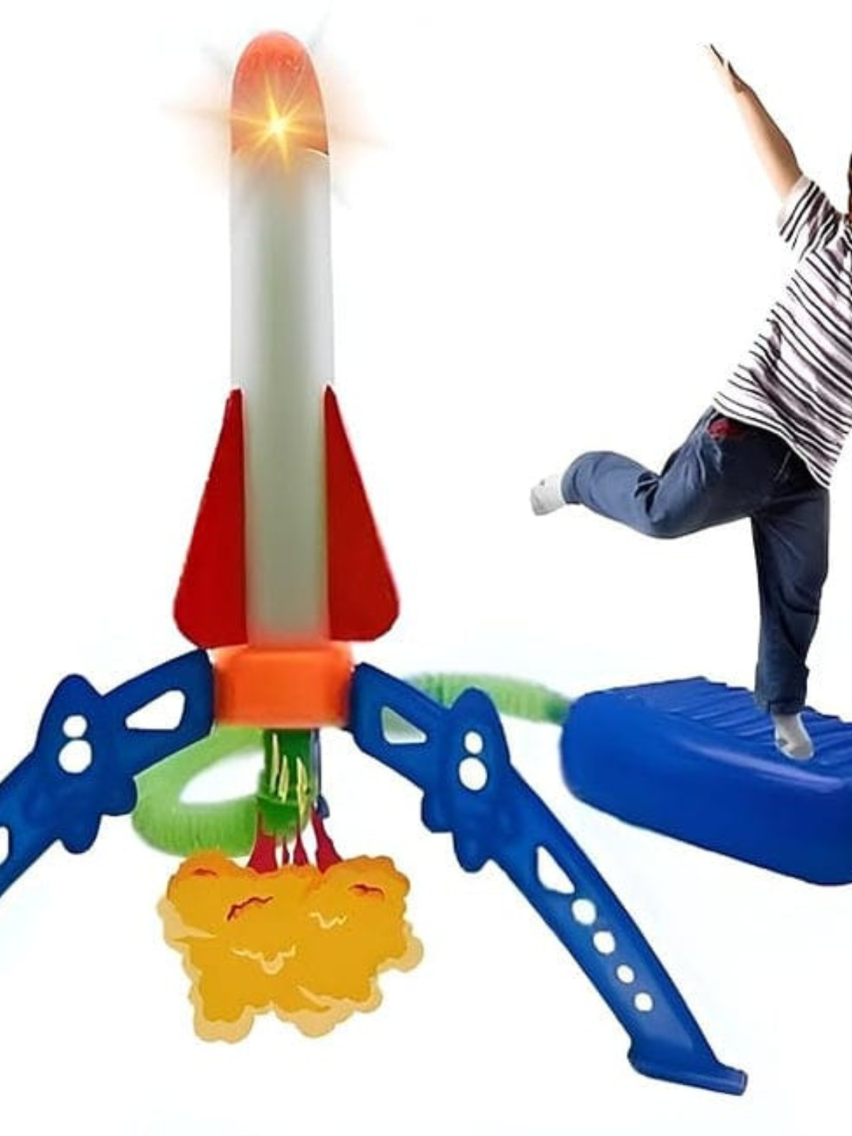 Rocket Launcher Set With Foam Rocker