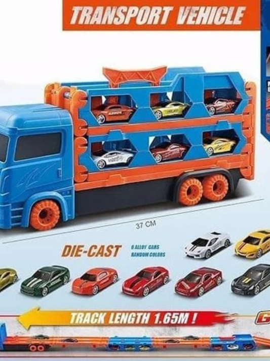1.65m Folding Track Truck With 2 Die Cast Cars