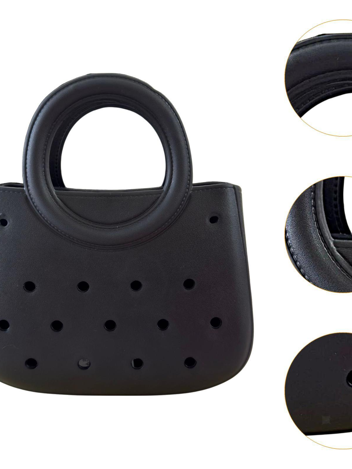 Round Handle Crocs Beach Bag