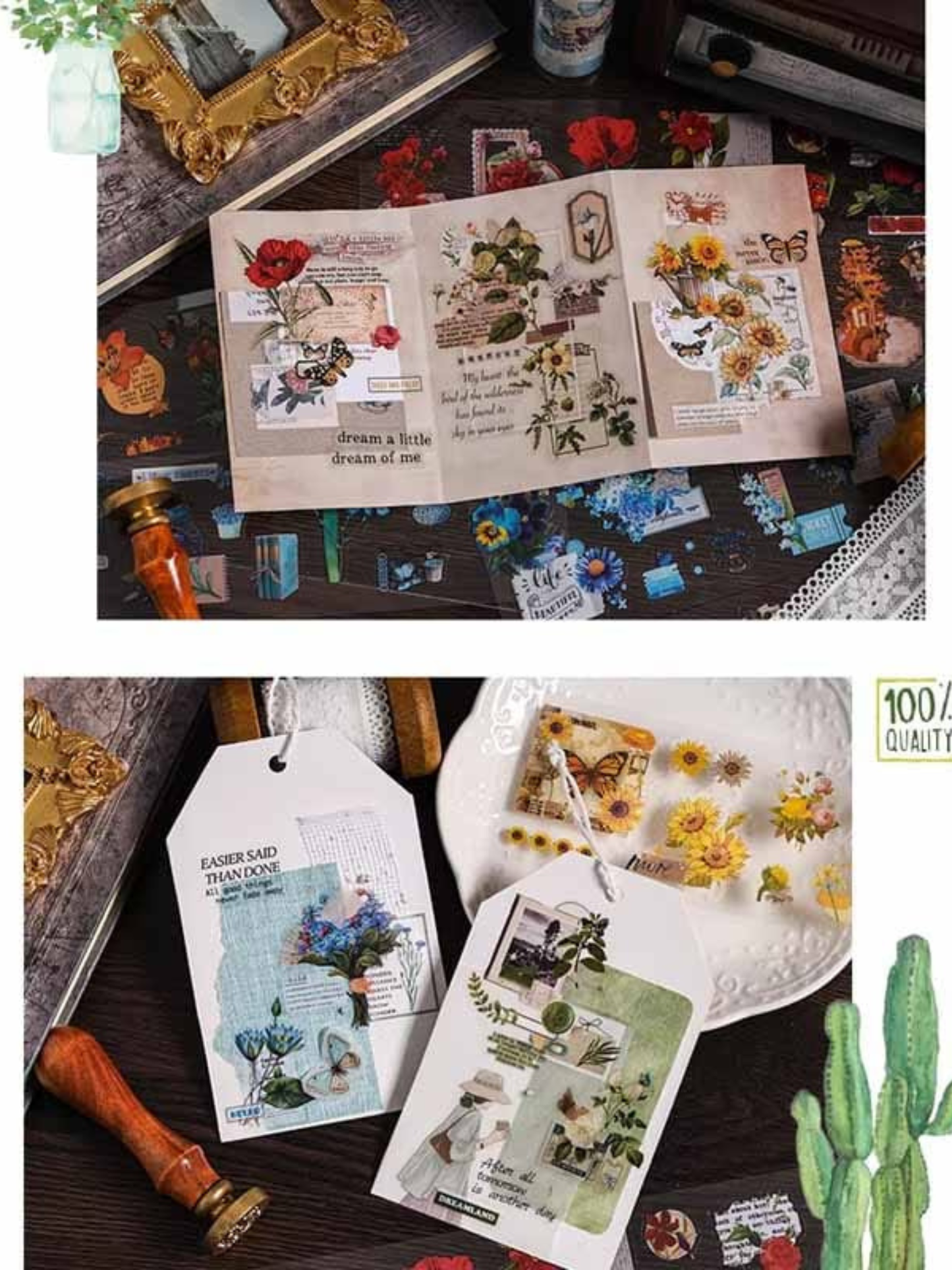 Seasonal Flowers Stickers (6 Sheets)