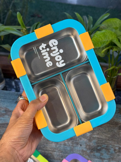 1000ml Enjoy Time Leak Proof SS Lunch Box