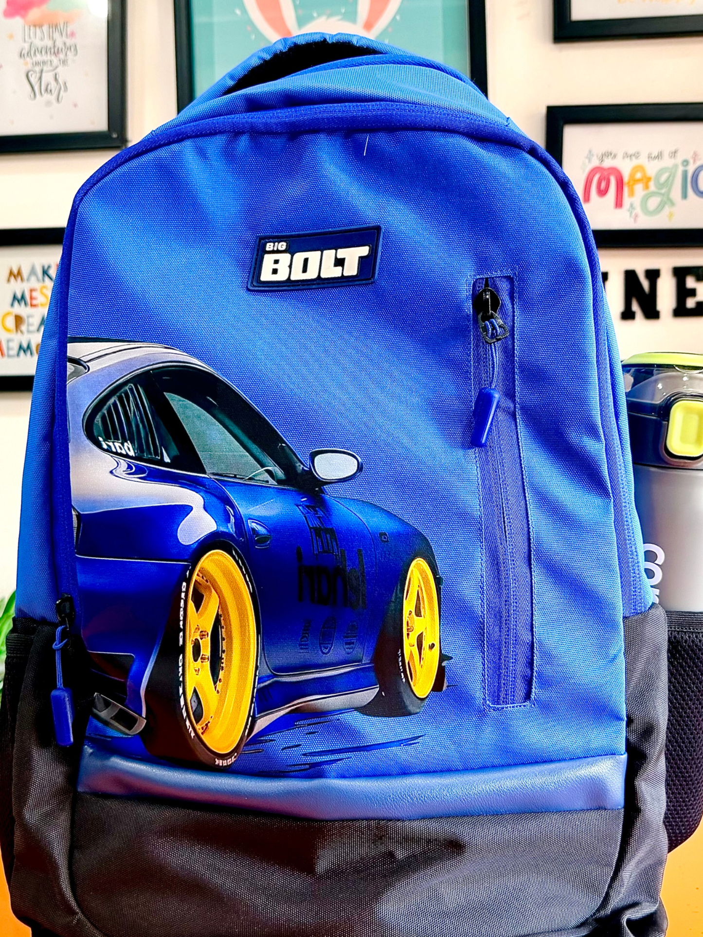 18 Inch Car Backpack for Boys | Large School Bag & Travel Backpack