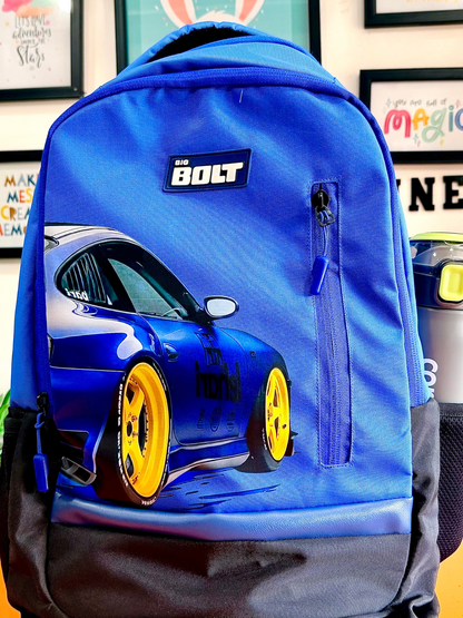 18 Inch Car Backpack for Boys | Large School Bag & Travel Backpack