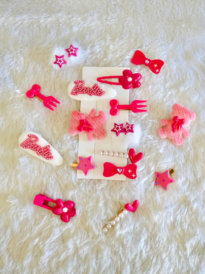Barbie Hair Accessories 8pcs Set