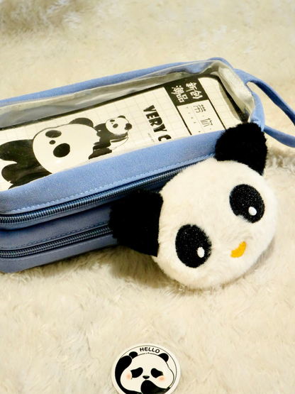 Pencil Pouch With Soft Toy