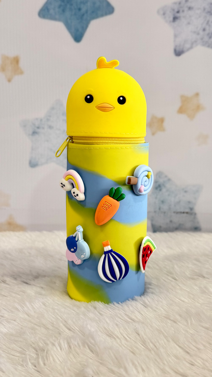 Cute Animal Silicone Pencil Pouch
