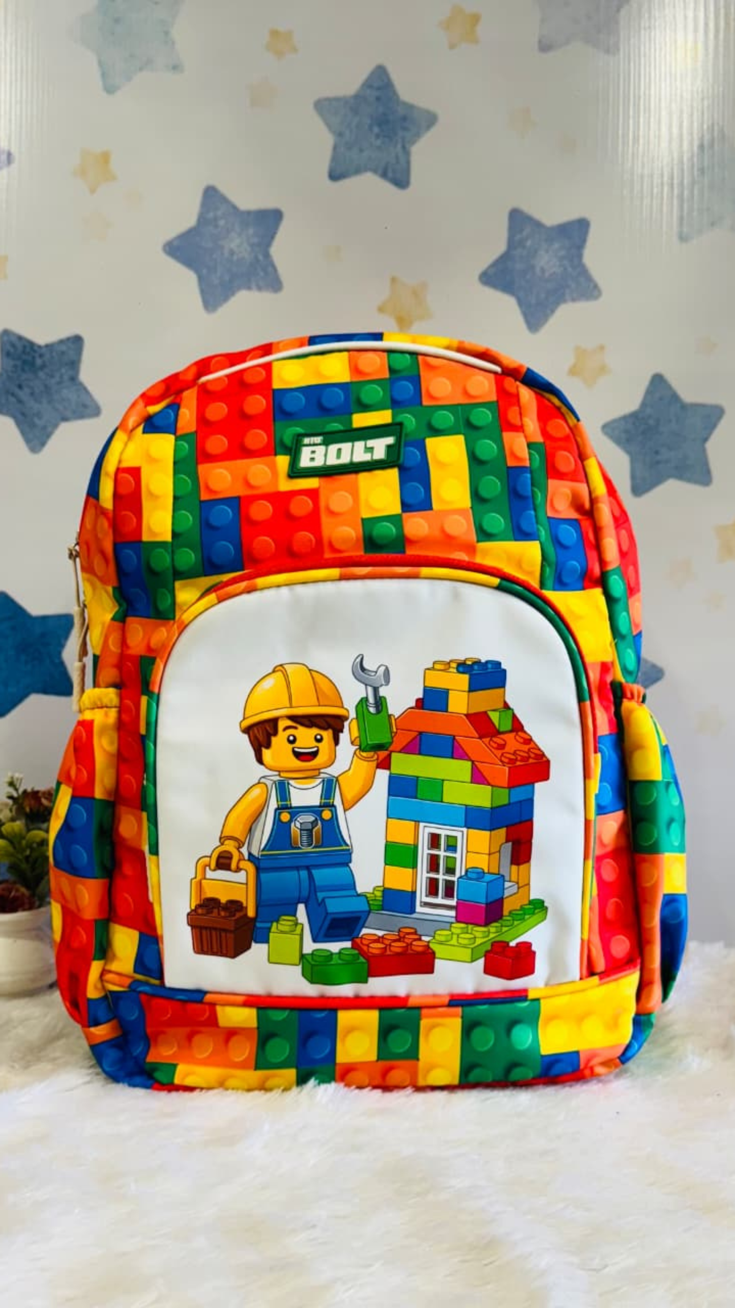 16" Printed Backpack | Lightweight Waterproof School Bag