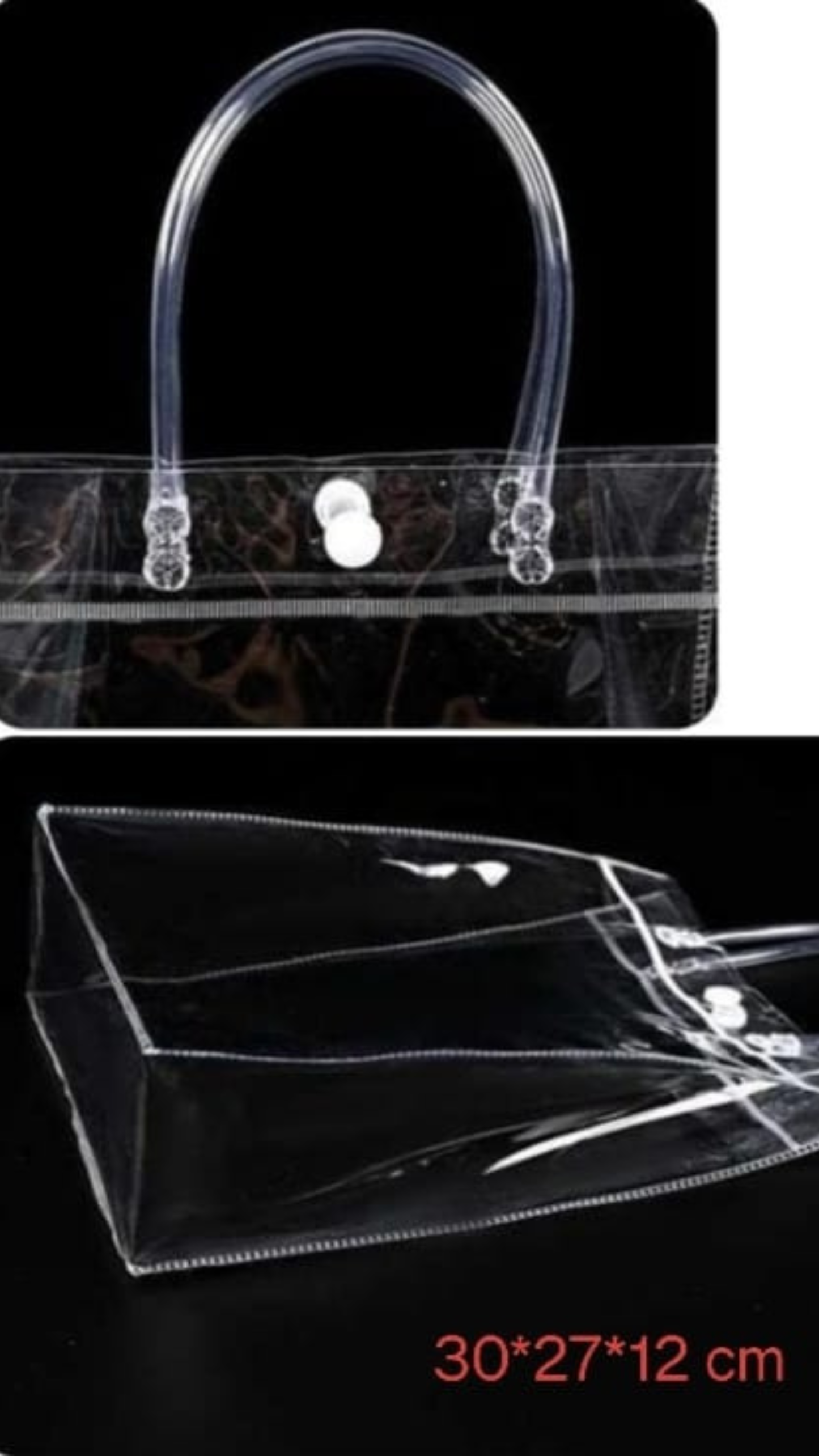 Transparent Carry Bag With Lock