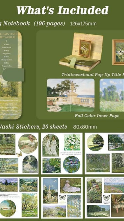 Aesthetic Journal Stationery Gift Set & Scrapbook
