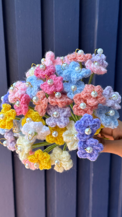 Mini Forget Me Not Handcrafted Crochet Flower