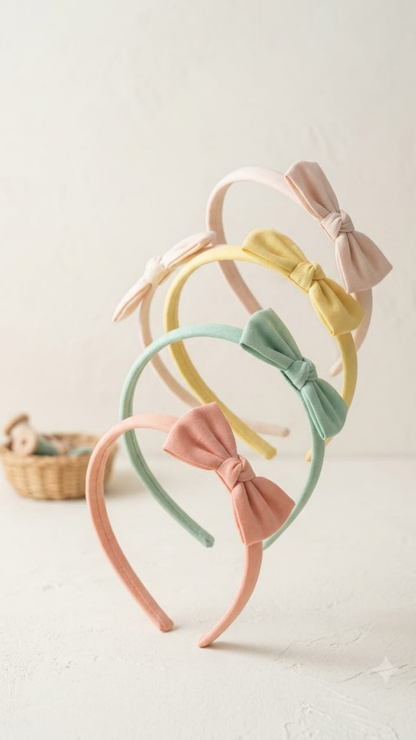 Pastel Bow Hairband
