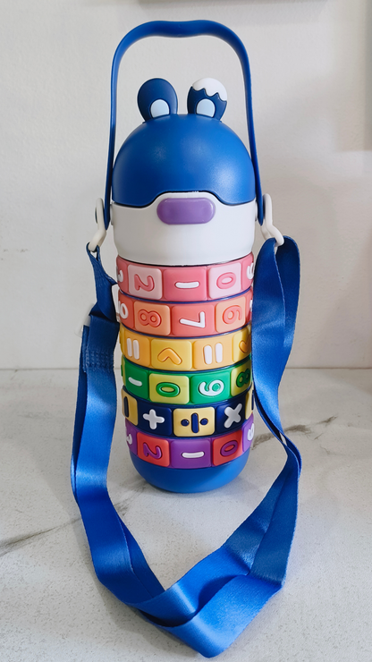 430ml Rotating Number Educationl Water Bottle