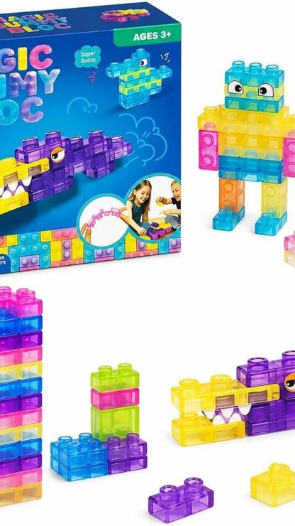 40 pcs Gummy Building Blacks