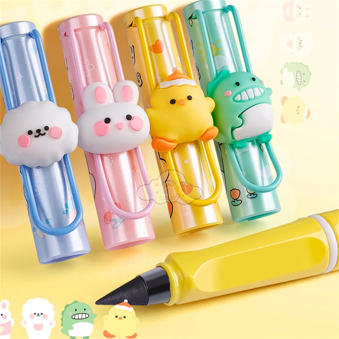 Cute Animal Evarlasting Pencil Set
