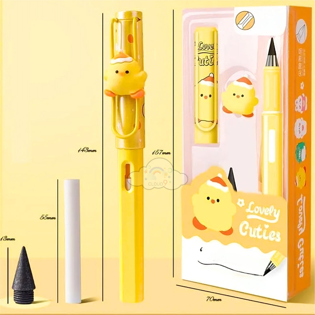Cute Animal Evarlasting Pencil Set
