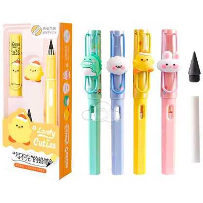 Cute Animal Evarlasting Pencil Set