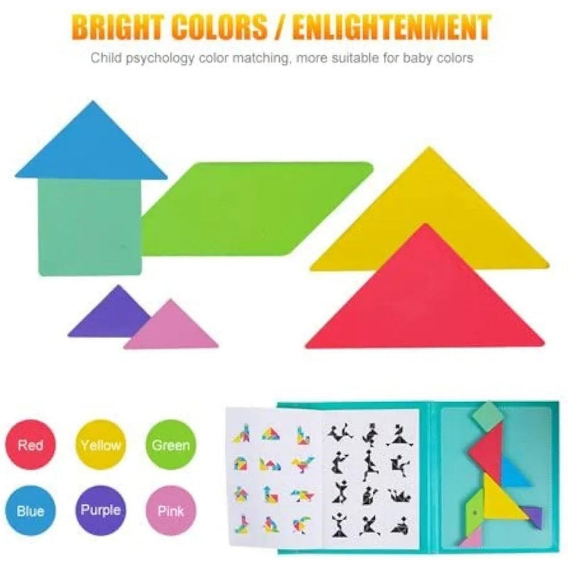 Magnetic Tangram - Woodiness