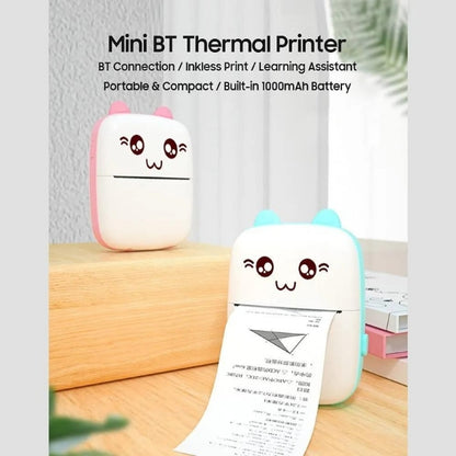 Cute Kitty Mini Portable Printer