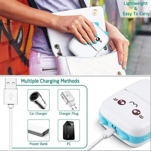 Cute Kitty Mini Portable Printer