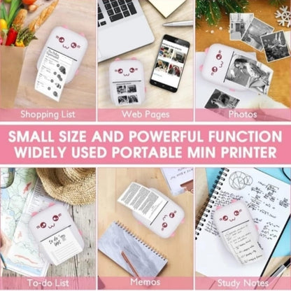 Cute Kitty Mini Portable Printer