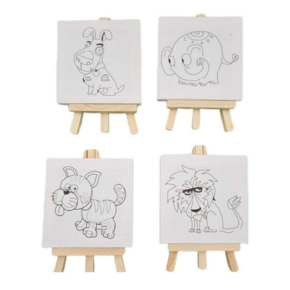 Mini Canvas With Easel - 1Pc