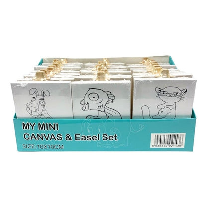 Mini Canvas With Easel - 1Pc