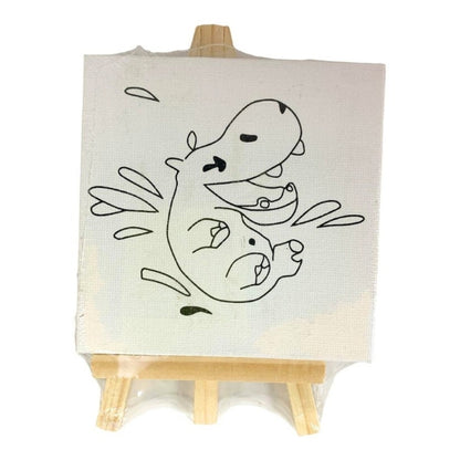 Mini Canvas With Easel - 1Pc