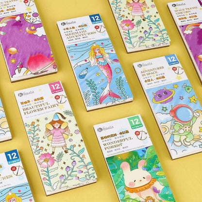 12 Sheet Colouring Book