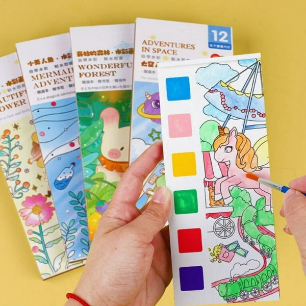 12 Sheet Colouring Book