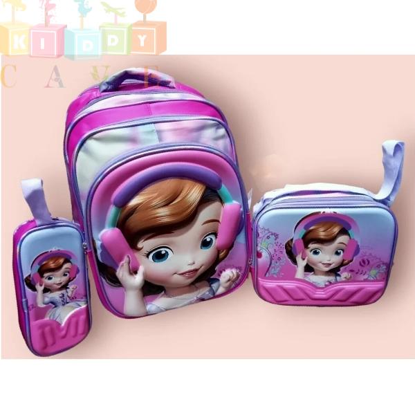 Imported Backpack Combo With Pencil Pouch & Lunch Bag