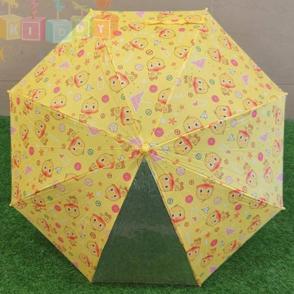 Cute Printed Wooden Handle Umbrella