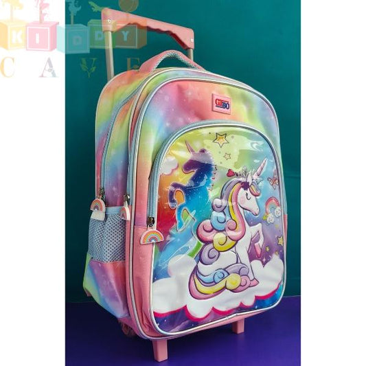 Unicorn School Trolley Bag