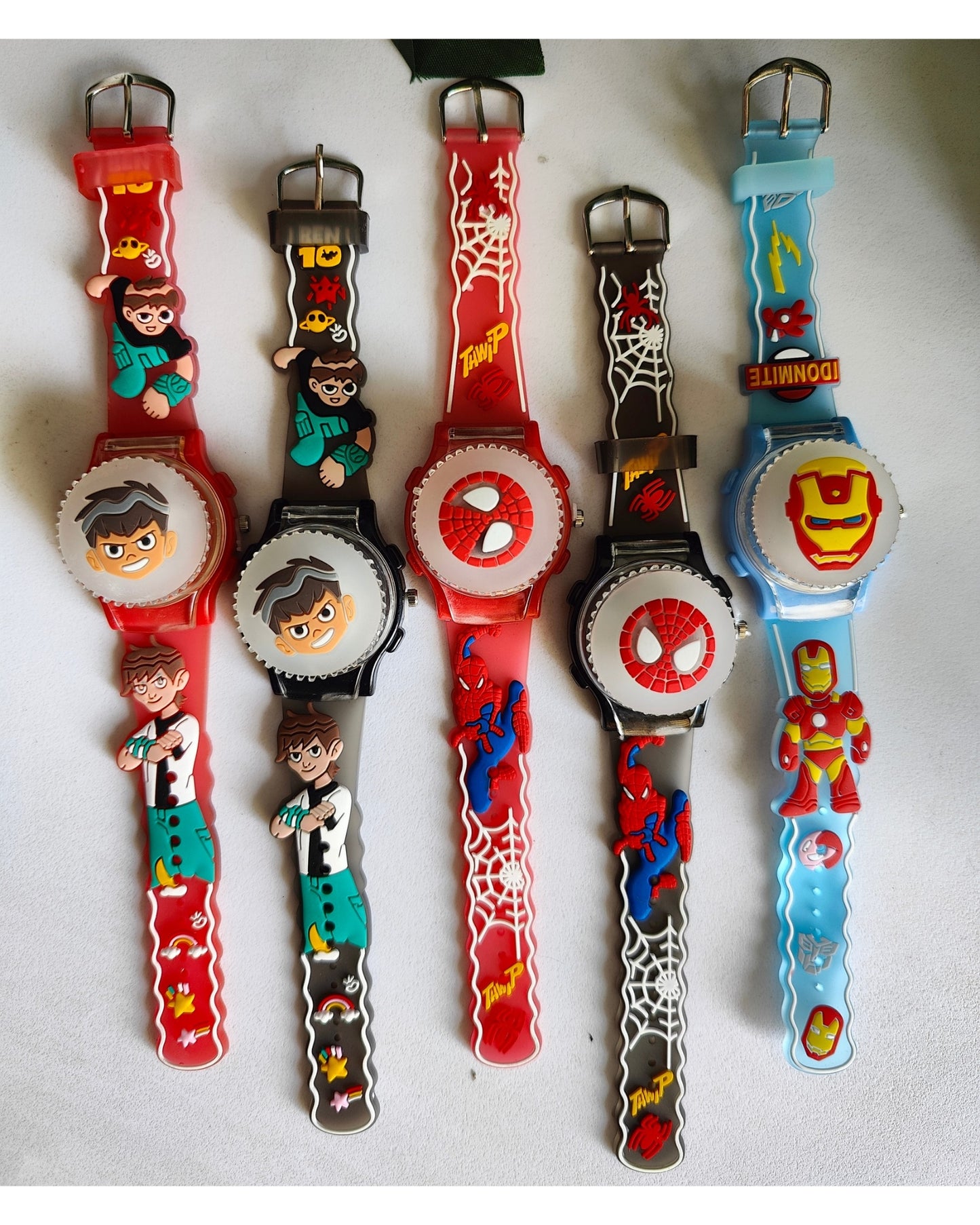 2 In 1 Light Spinner Watch