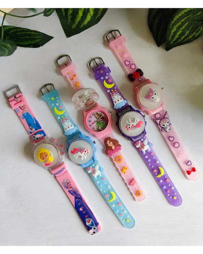 2 In 1 Light Spinner Watch