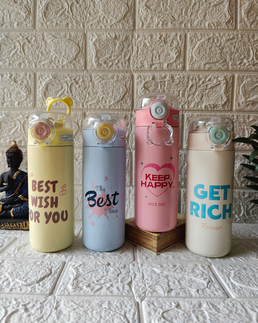 500ML Hot & Cold Straw Bottle