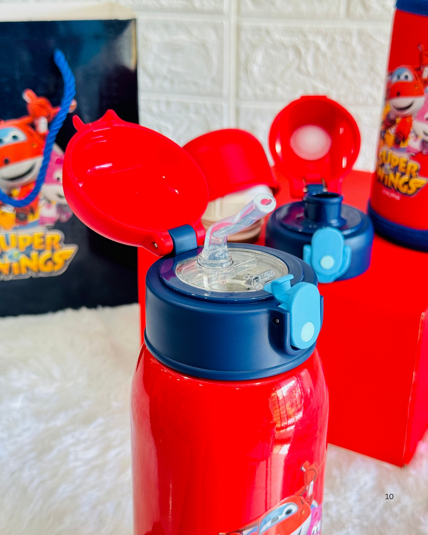 620ml Insulated Bottle With Cover & 3 Caps