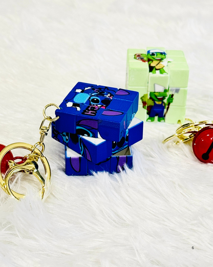 Rubik Toy Keychain