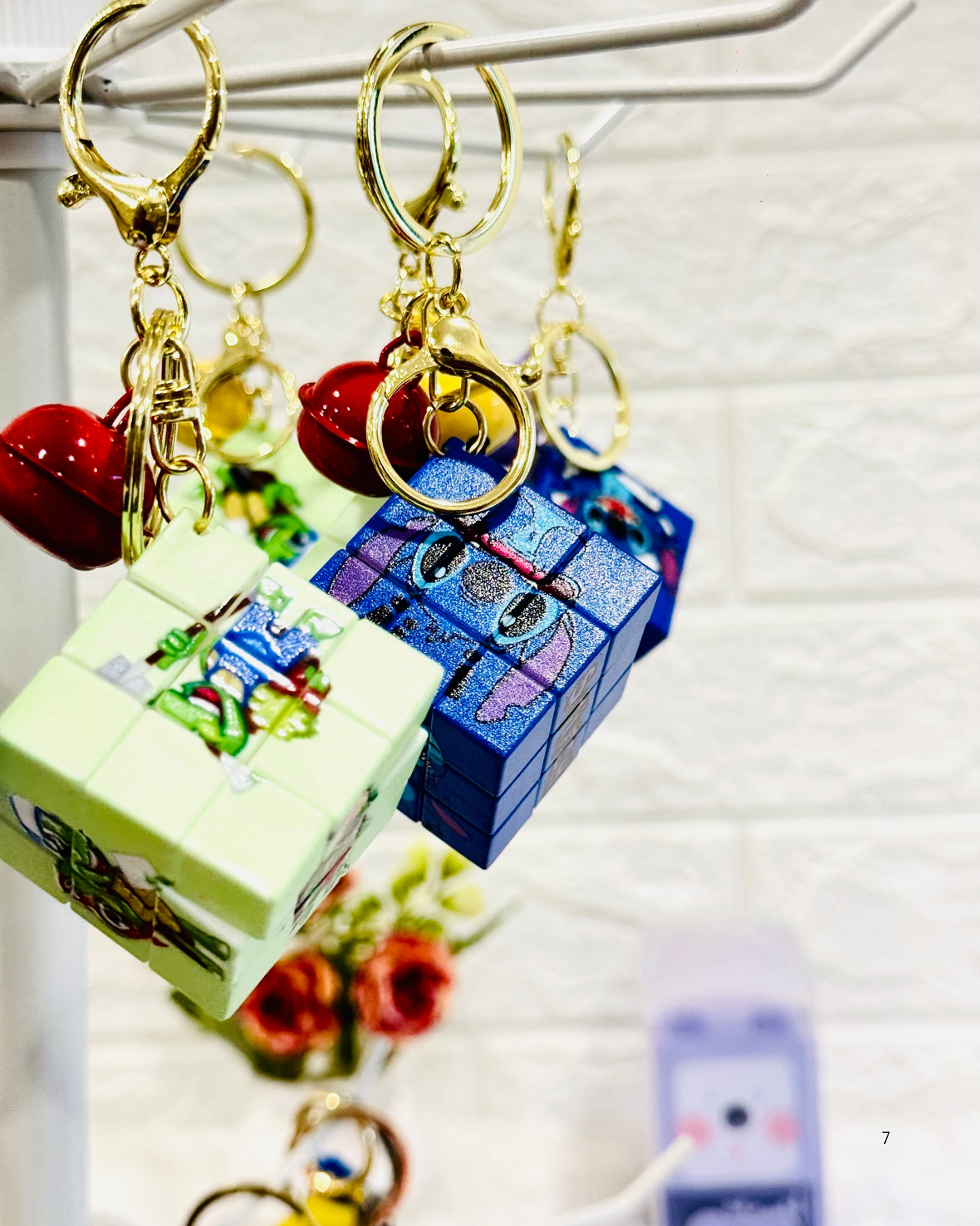 Rubik Toy Keychain