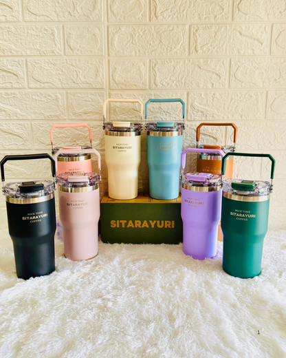 600ml Premium Insulated Travel Mug With Handle