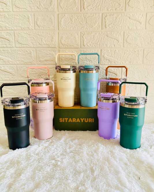 600ml Premium Insulated Travel Mug With Handle