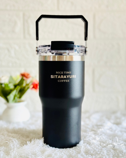 600ml Premium Insulated Travel Mug With Handle