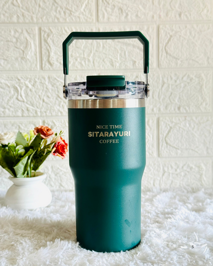 600ml Premium Insulated Travel Mug With Handle