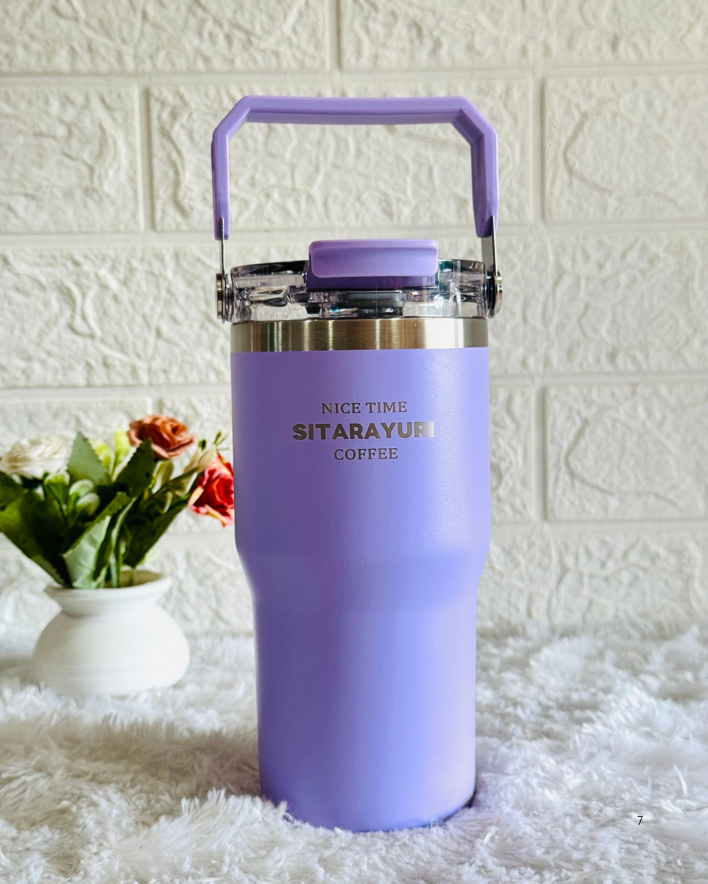 600ml Premium Insulated Travel Mug With Handle