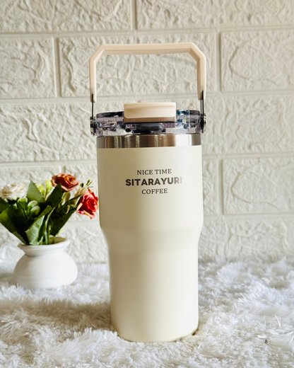 600ml Premium Insulated Travel Mug With Handle