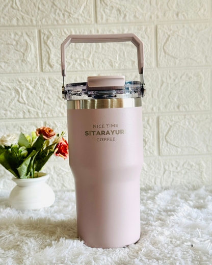 600ml Premium Insulated Travel Mug With Handle