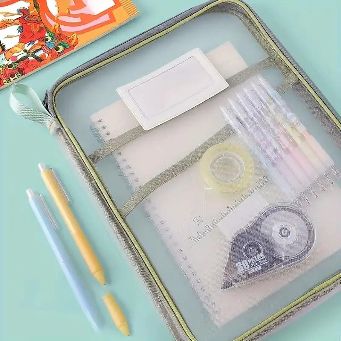 A4 Transparent Document Folder