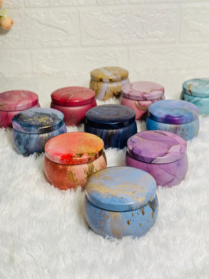 Marble Tin Box